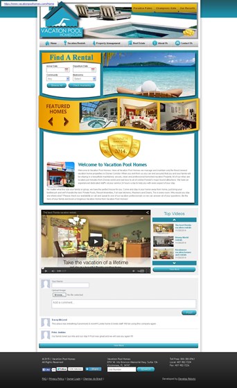 Vacation Pool Homes: Florida vacation homes